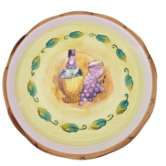 Sango Tuscan Gardens 3076 Sue Zipkin Ceramic Salad Luncheon Plates – Set of 4 - Picture 3 of 16